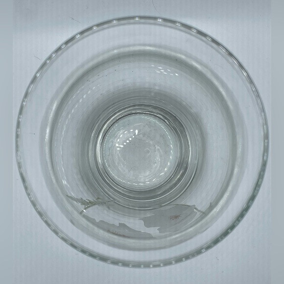 VINTAGE PASABAHCE ETCHED FLORAL CLEAR GLASS VASE - TURKEY - Picture 2 of 2